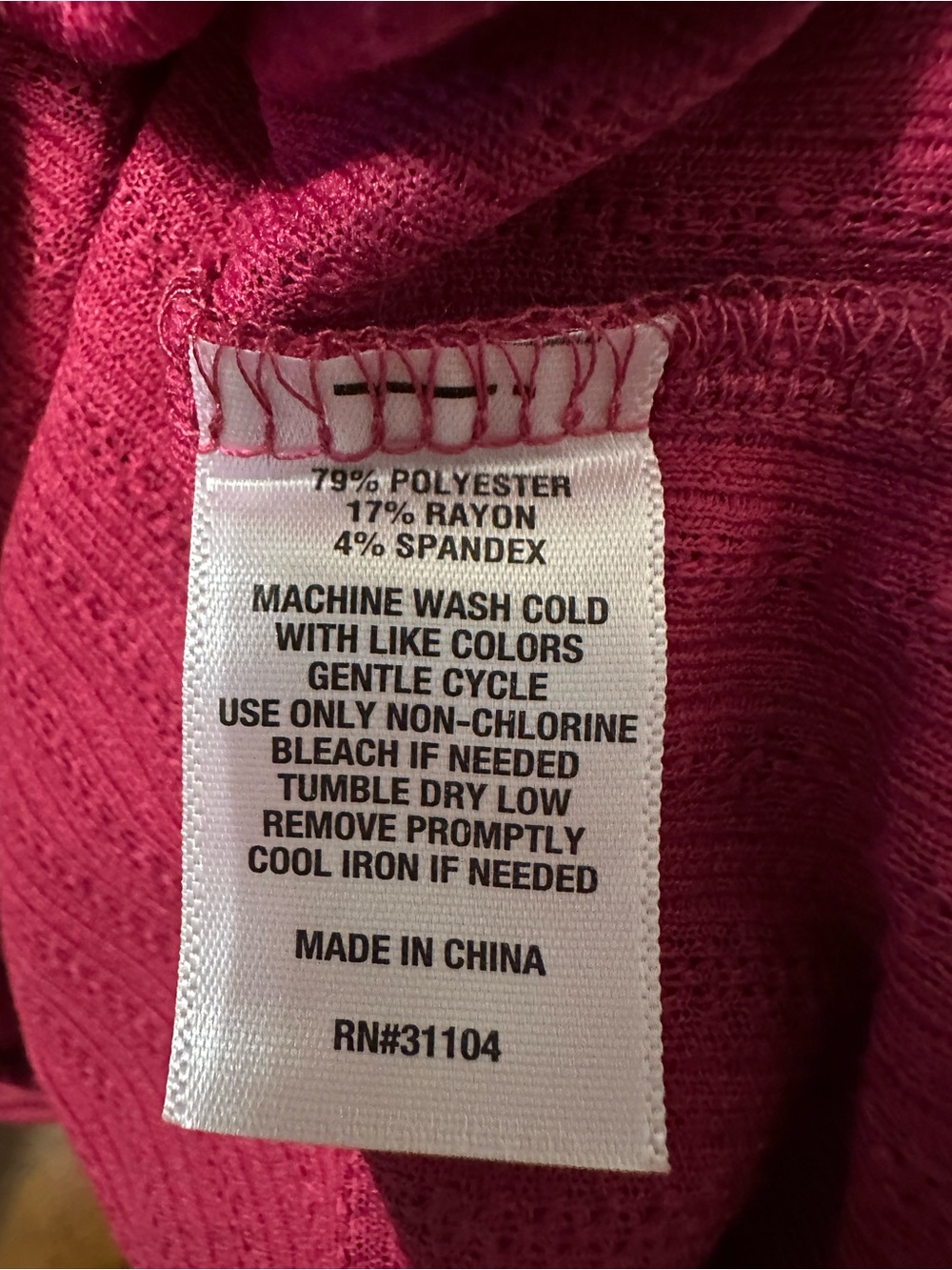 Wonderly Ribbed Long-Sleeve Top in Fuchsia Pink - Picture 5 of 5